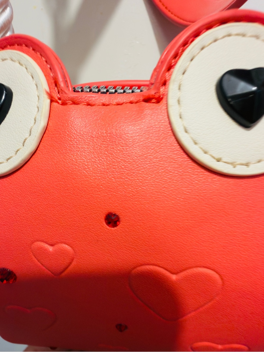 Betsey Johnson Red Crab Crossbody Bag with Rope Strap - Picture 13 of 13